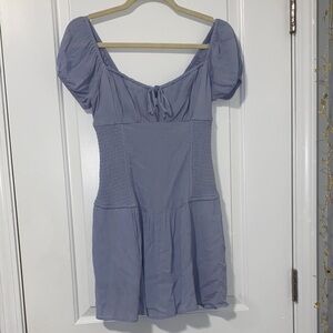 Hollister Light Blue Mini Dress